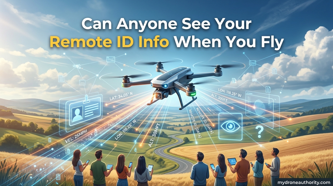 Can Anyone See Your Remote ID Info When You Fly