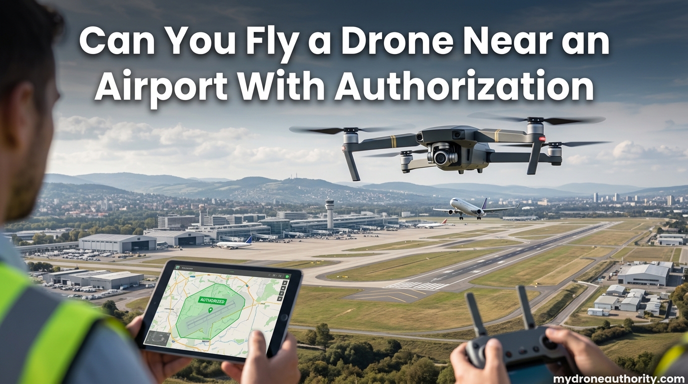 Can You Fly a Drone Near an Airport With Authorization