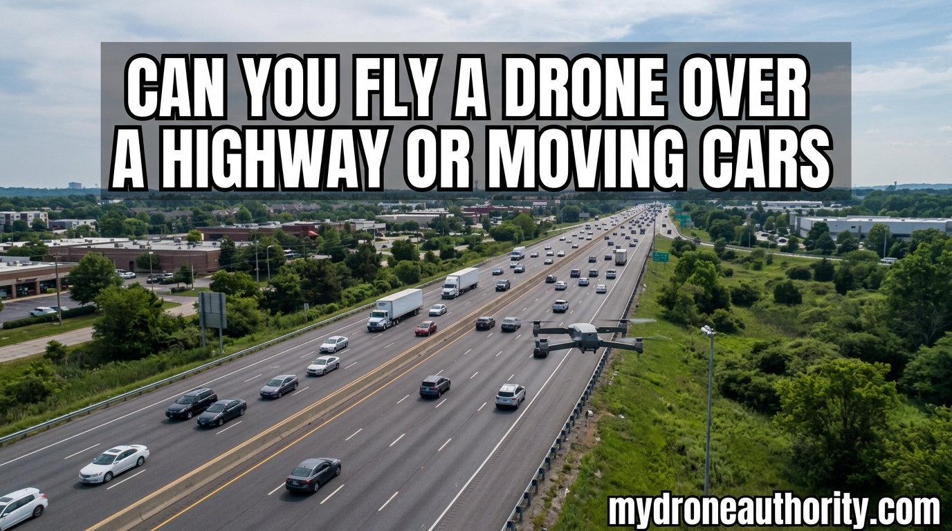 Can You Fly a Drone Over a Highway or Moving Cars