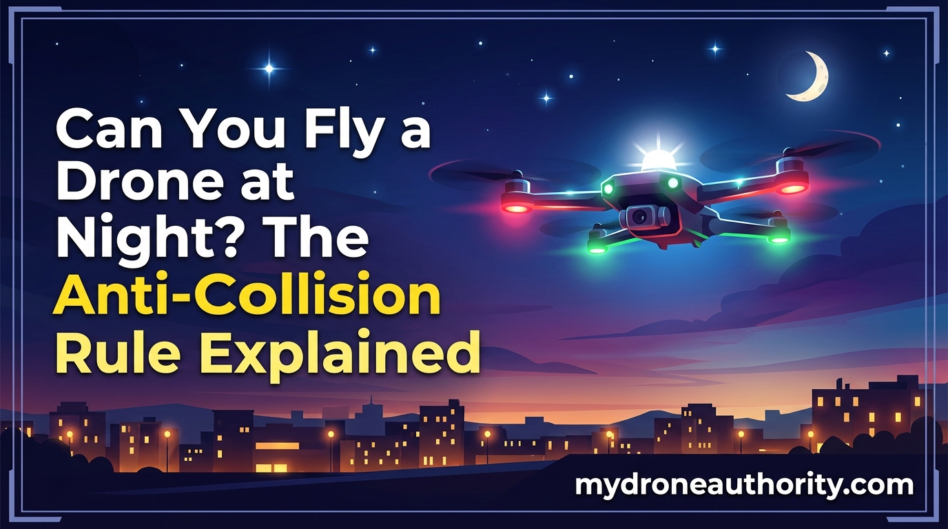 Can You Fly a Drone at Night The Anti-Collision Lighting Rule Explained