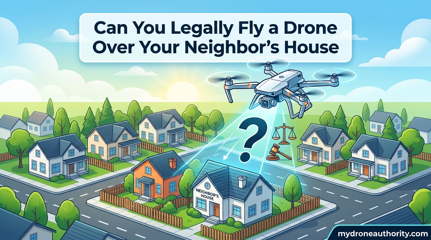 Can You Legally Fly a Drone Over Your Neighbor's House