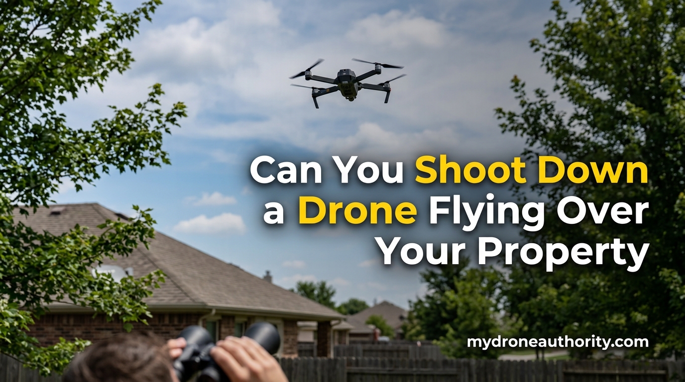 Can You Shoot Down a Drone Flying Over Your Property