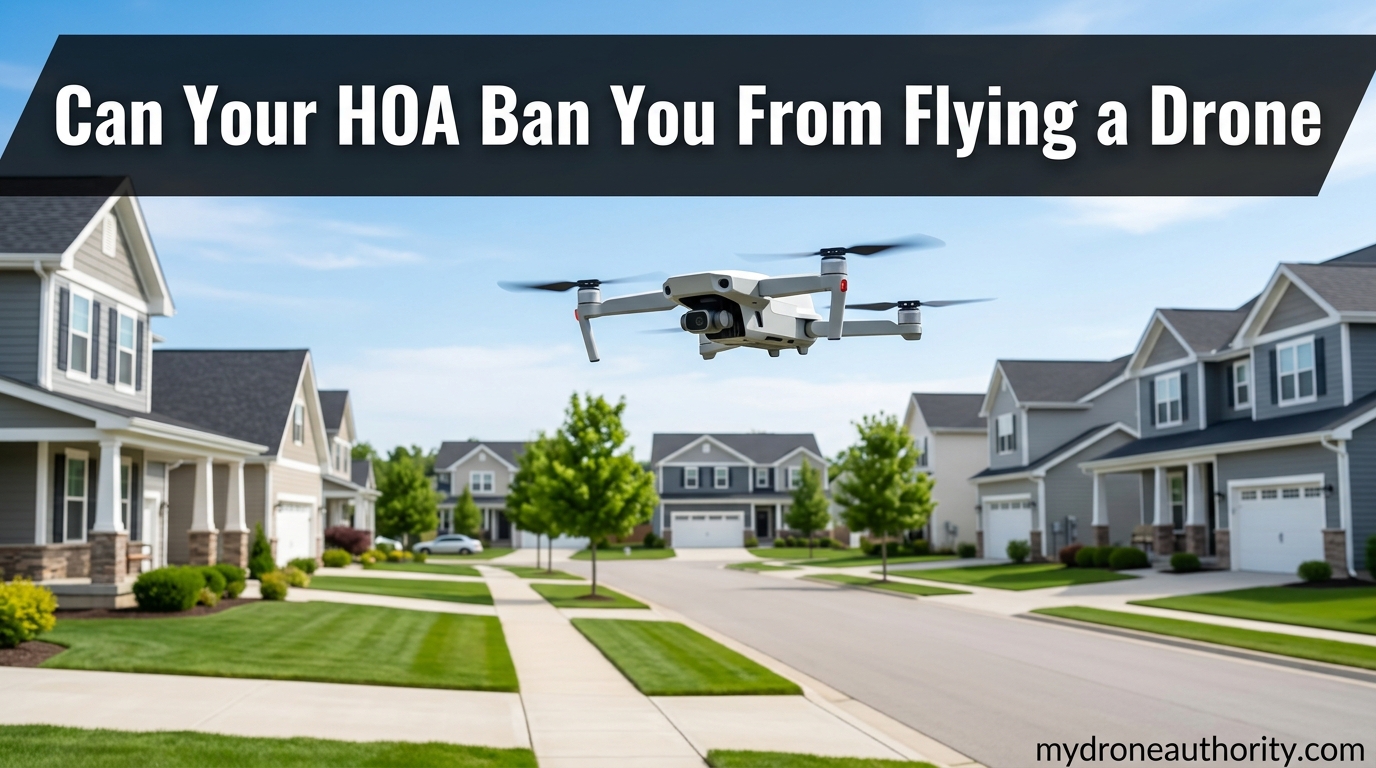 Can Your HOA Ban You From Flying a Drone