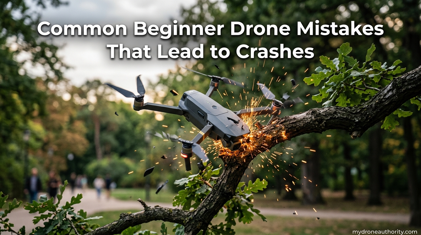 Common Beginner Drone Mistakes That Lead to Crashes