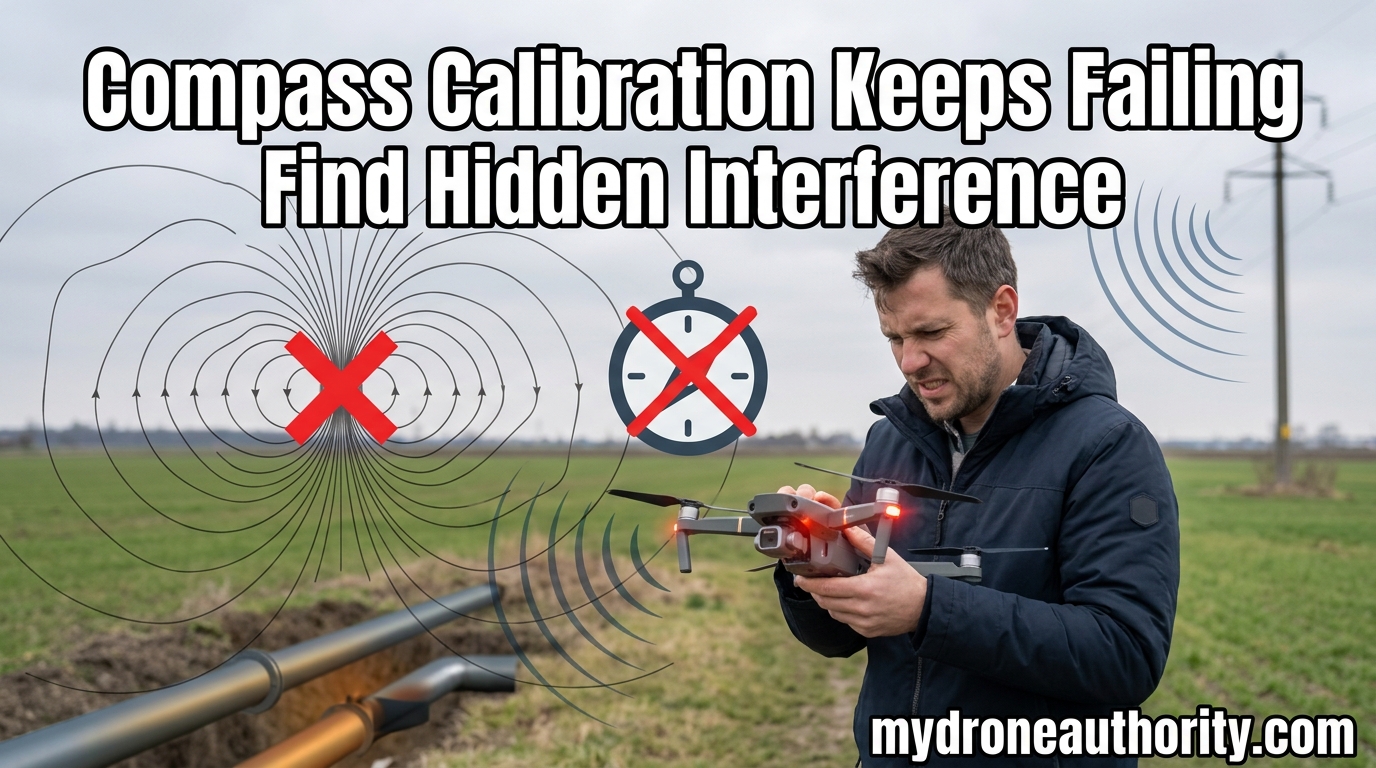 Compass Calibration Keeps Failing Find Hidden Interference