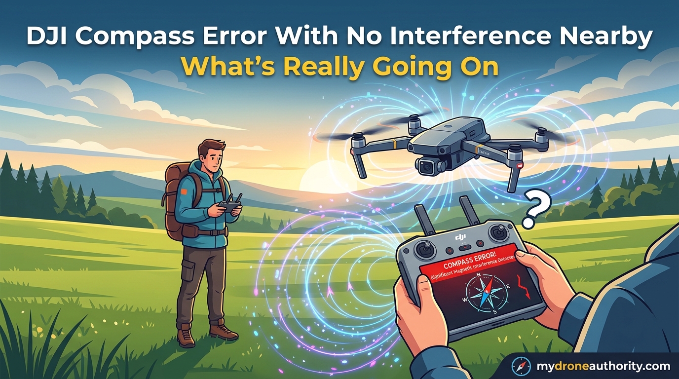 DJI Compass Error With No Interference Nearby What's Really Going On