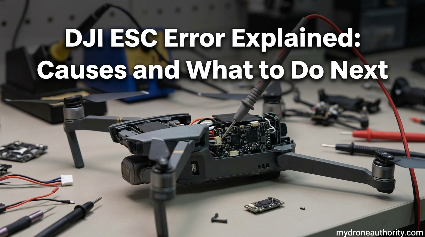 DJI ESC Error Explained Causes and What to Do Next