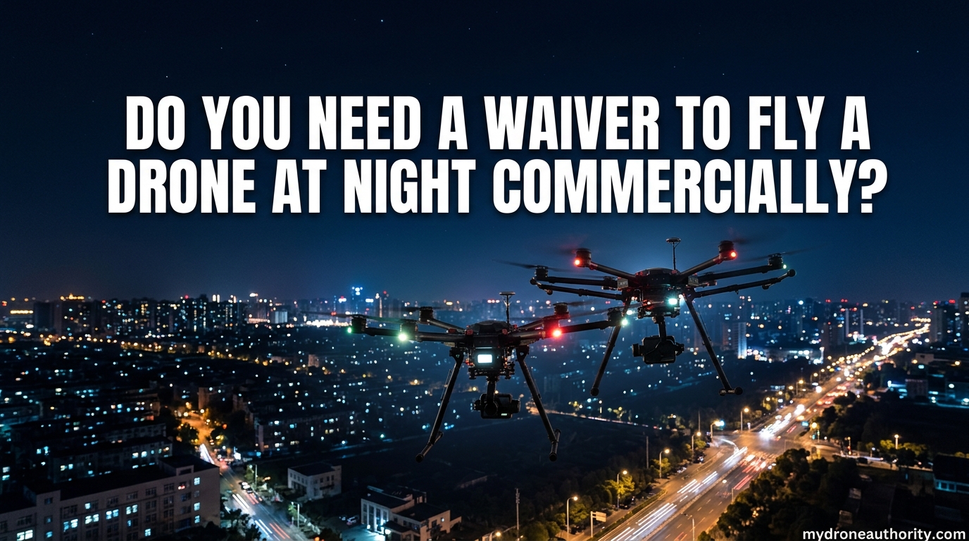 Do You Need a Waiver to Fly a Drone at Night Commercially