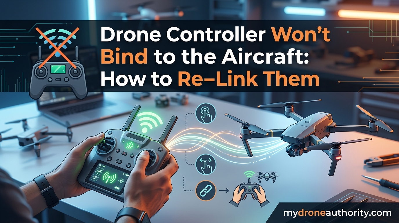Drone Controller Won't Bind to the Aircraft How to Re-Link Them