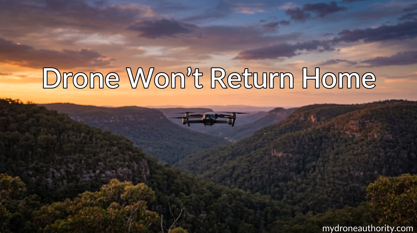 Drone Won't Return Home