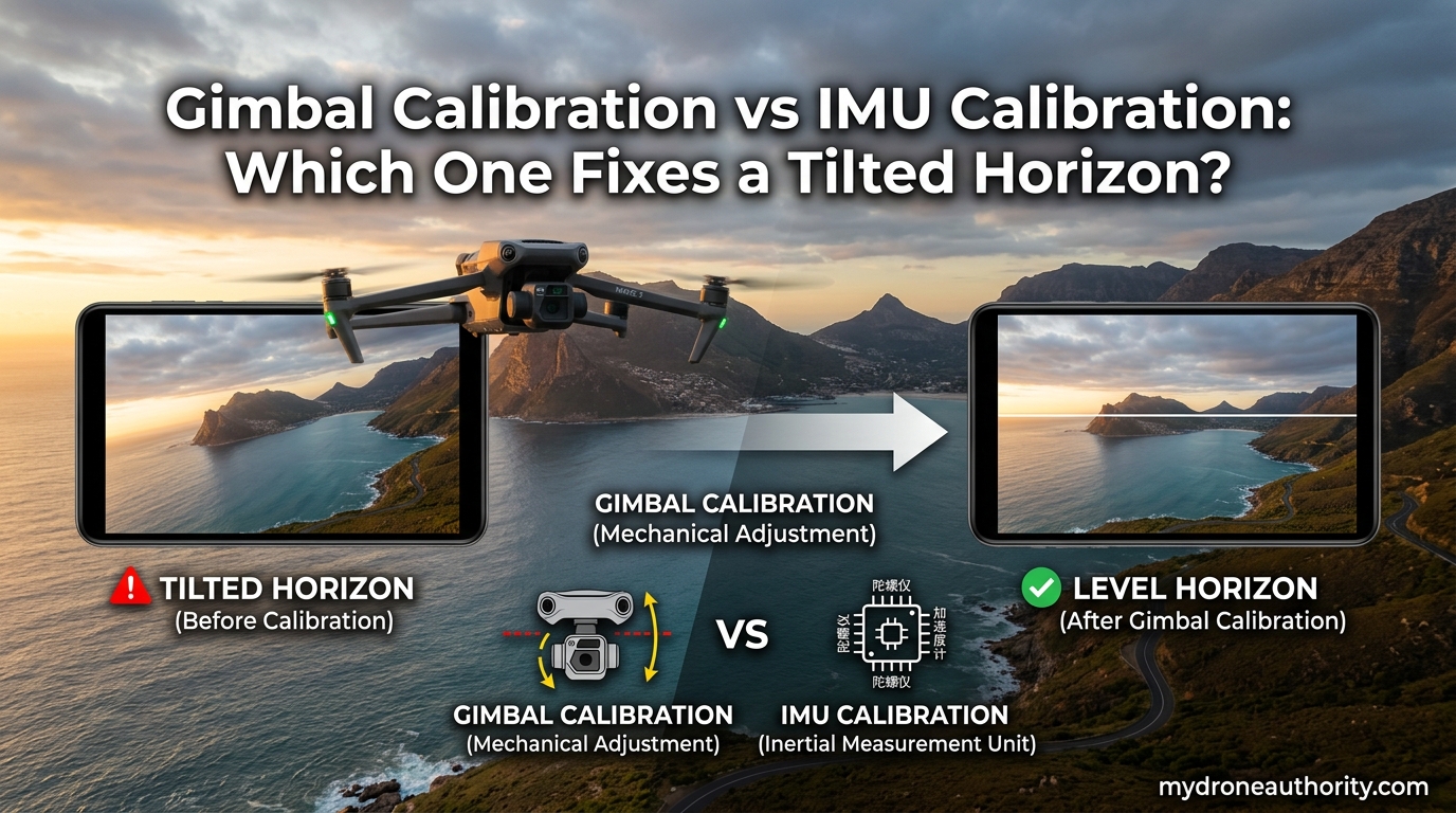 Gimbal Calibration vs IMU Calibration Which One Fixes a Tilted Horizon