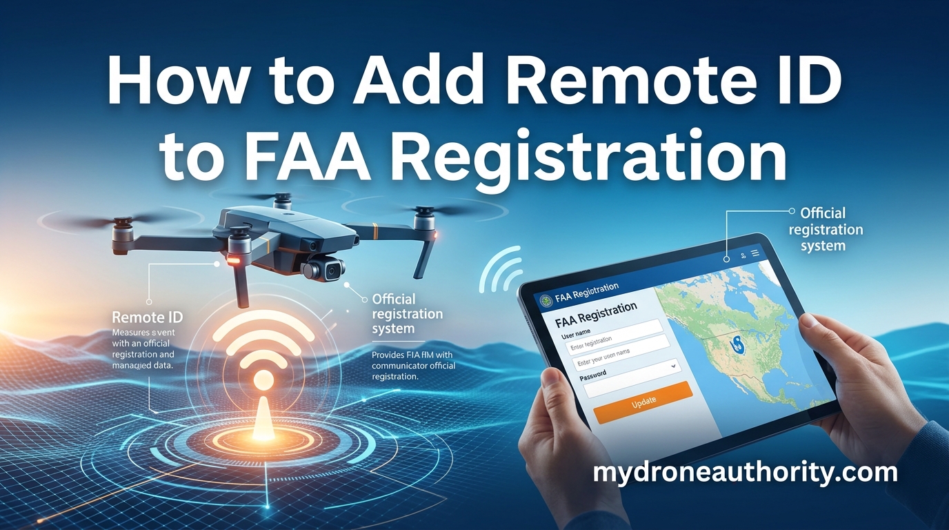 How to Add Remote ID to FAA Registration