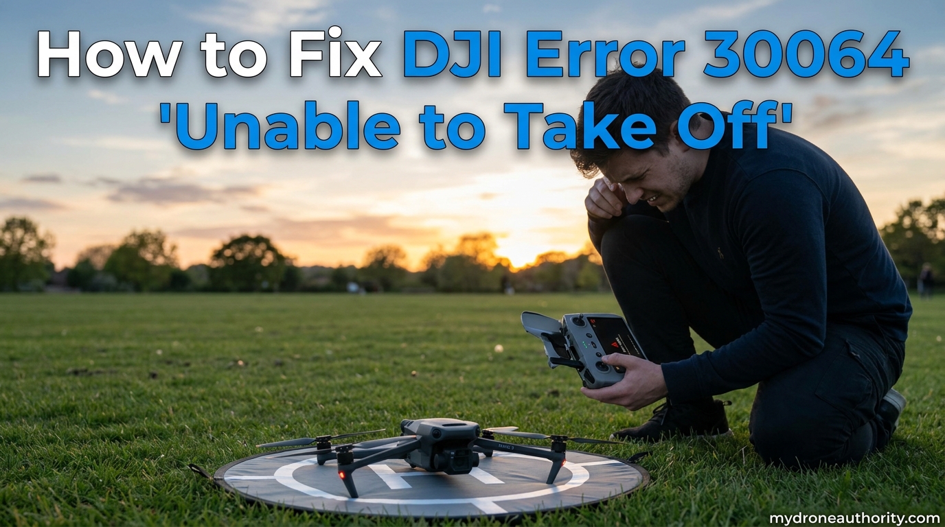 How to Fix DJI Error 30064 Unable to Take Off