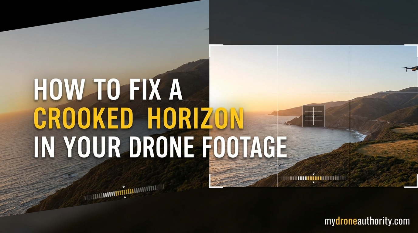 How to Fix a Crooked Horizon in Your Drone Footage