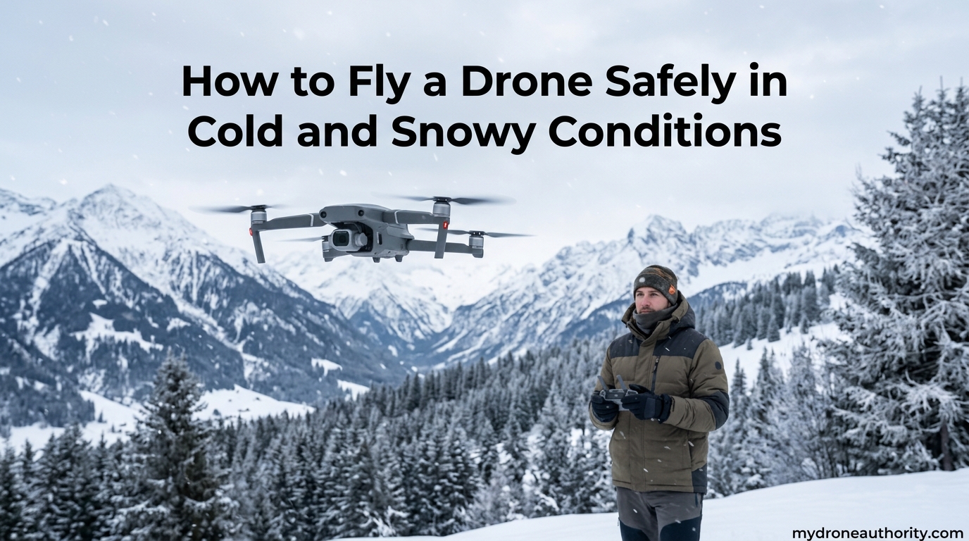 How to Fly a Drone Safely in Cold and Snowy Conditions