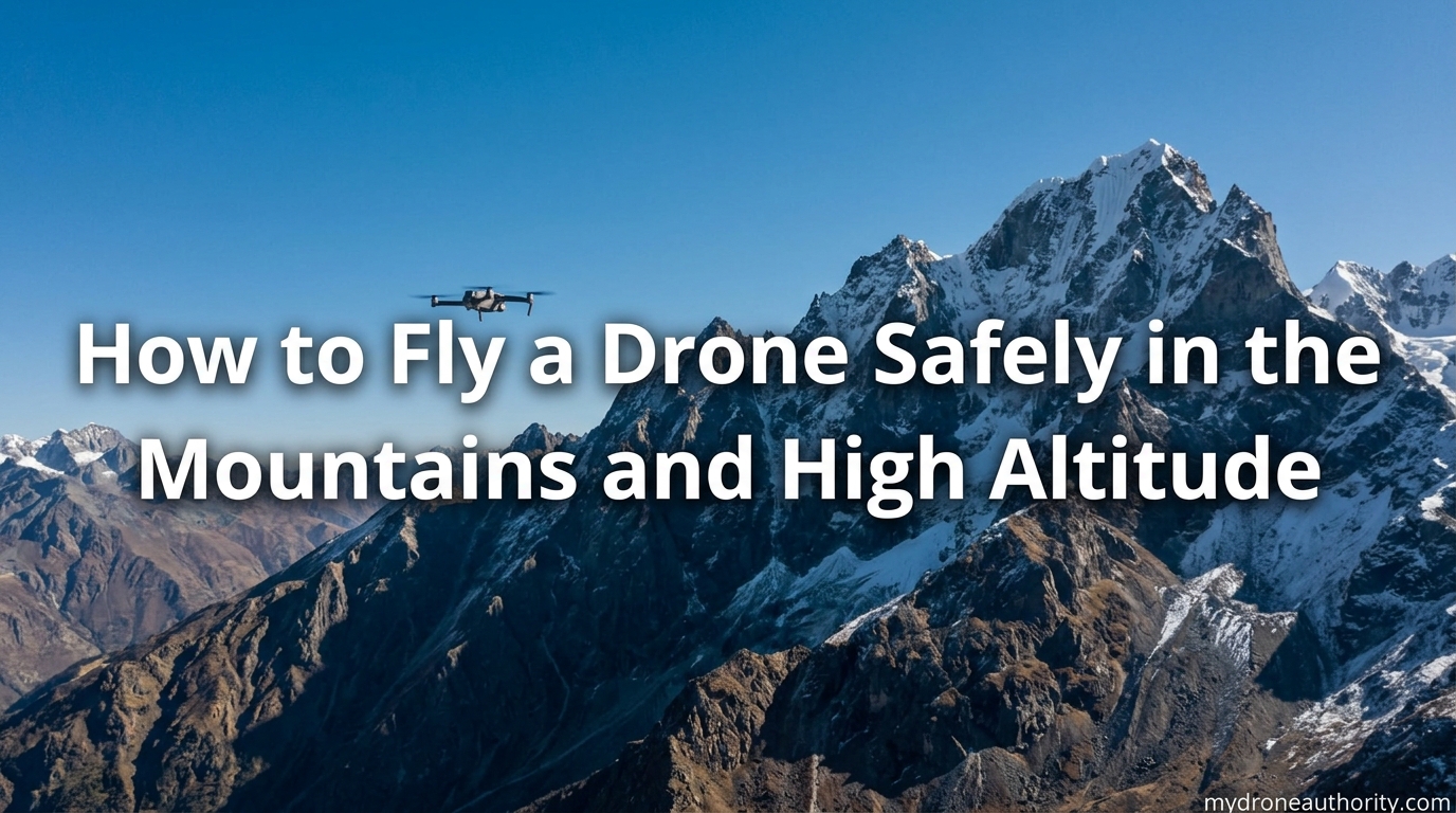 How to Fly a Drone Safely in the Mountains and High Altitude
