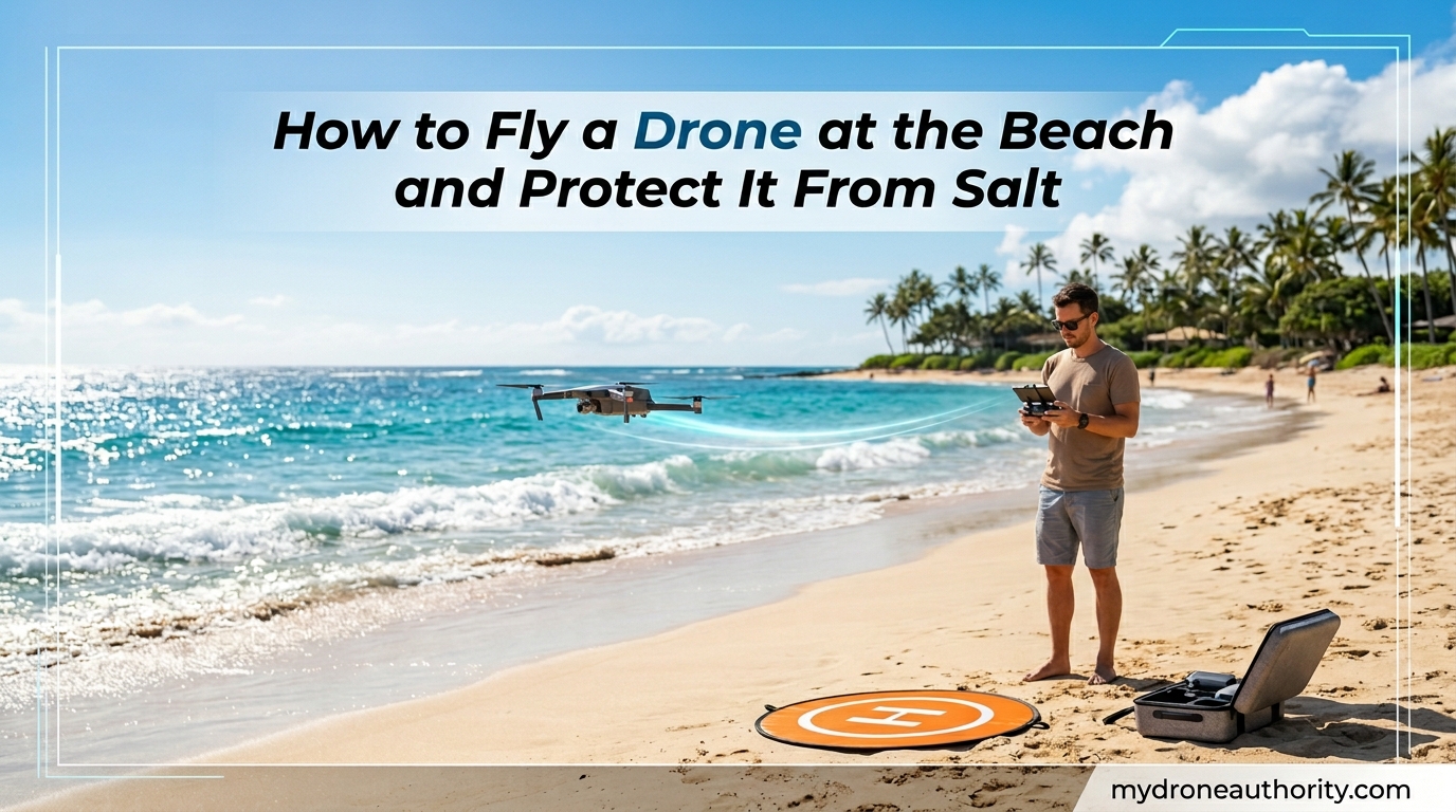 How to Fly a Drone at the Beach and Protect It From Salt