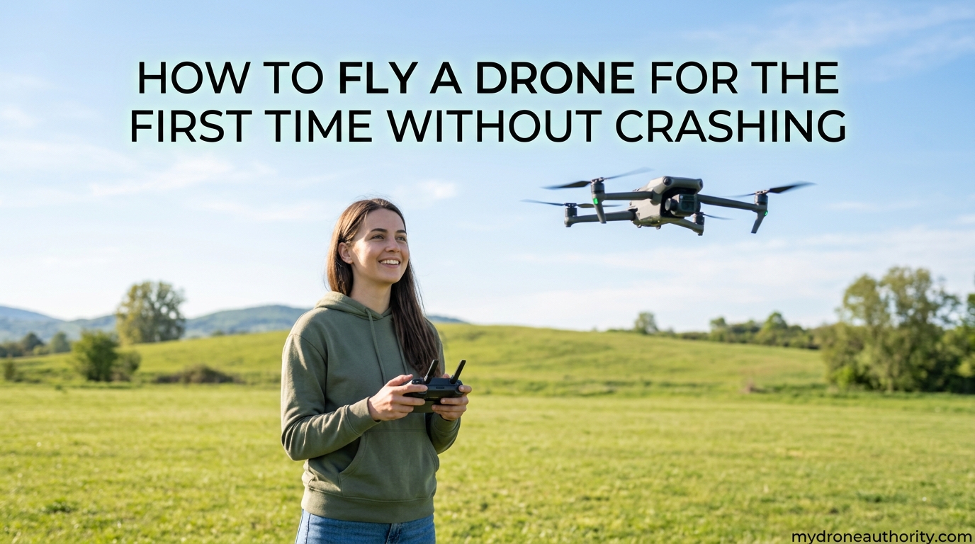 How to Fly a Drone for the First Time Without Crashing