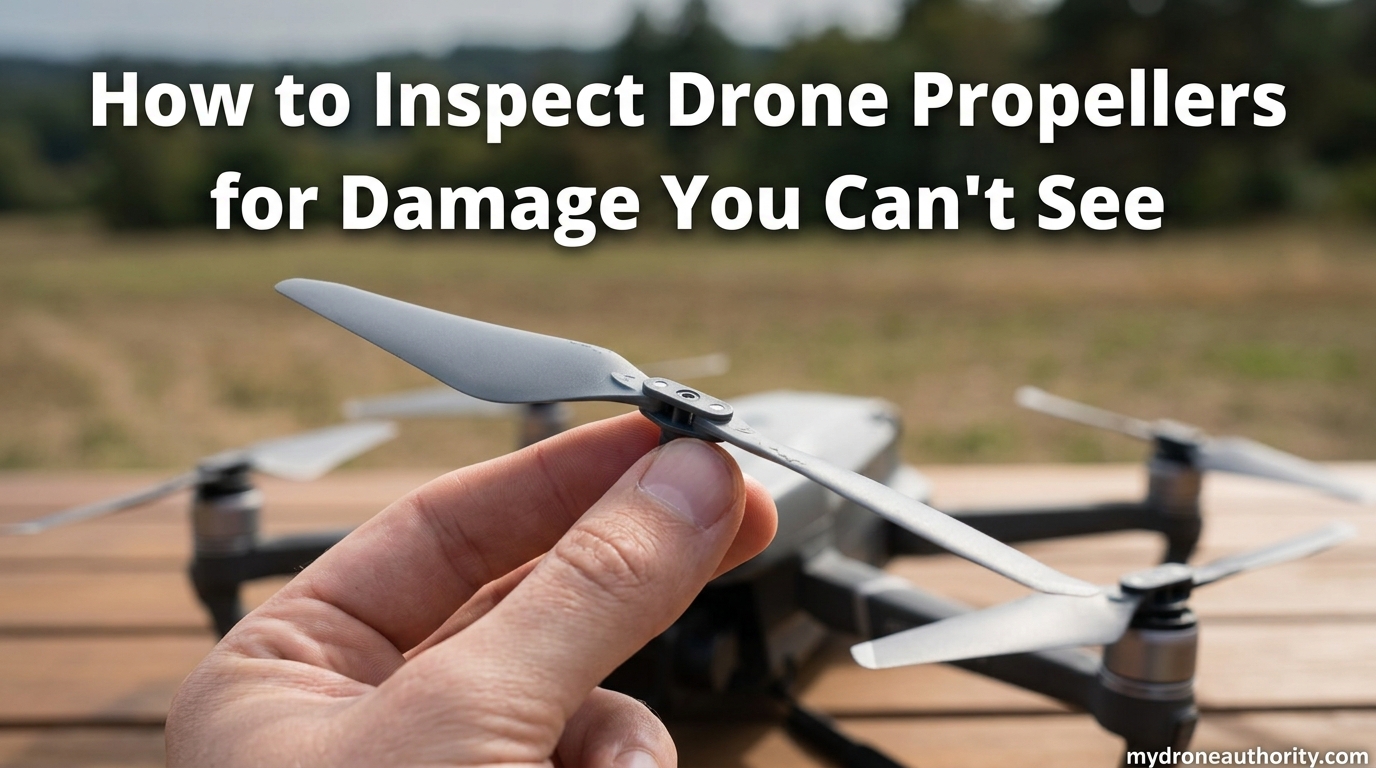 How to Inspect Drone Propellers for Damage You Can't See