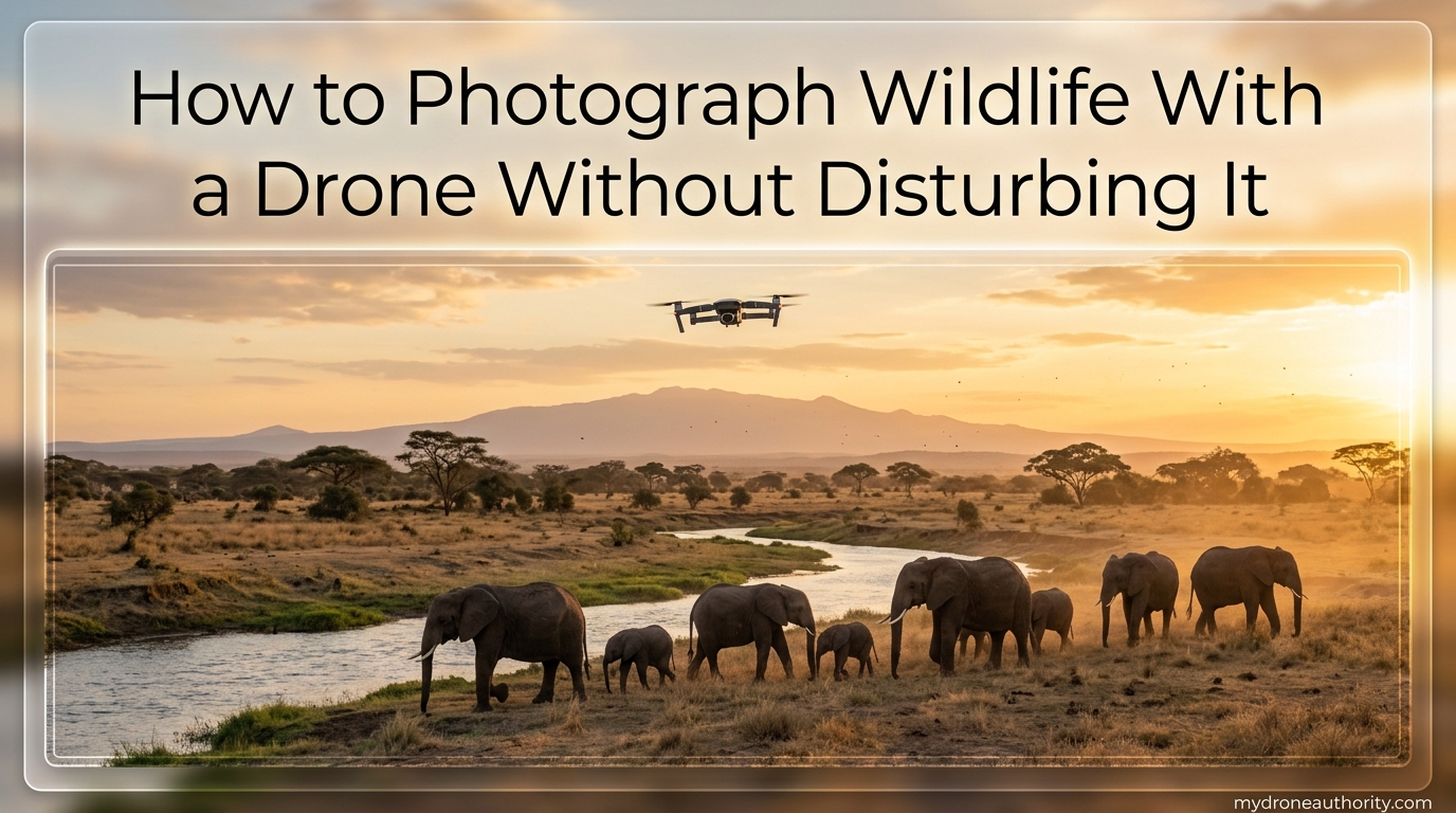 How to Photograph Wildlife With a Drone Without Disturbing It