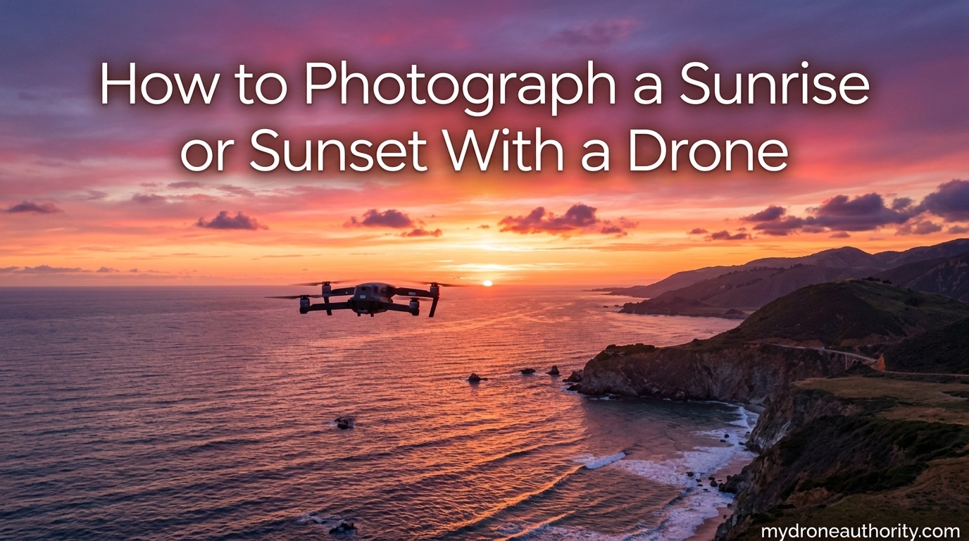 How to Photograph a Sunrise or Sunset With a Drone