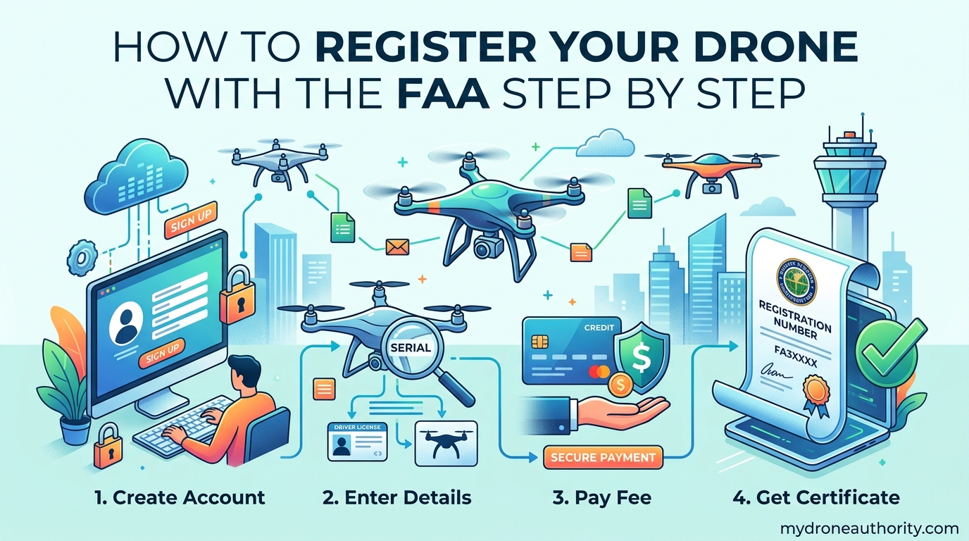 How to Register Your Drone With the FAA Step by Step