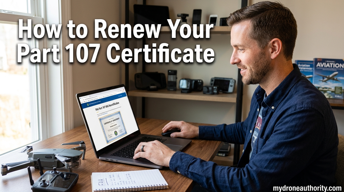 How to Renew Your Part 107 Certificate