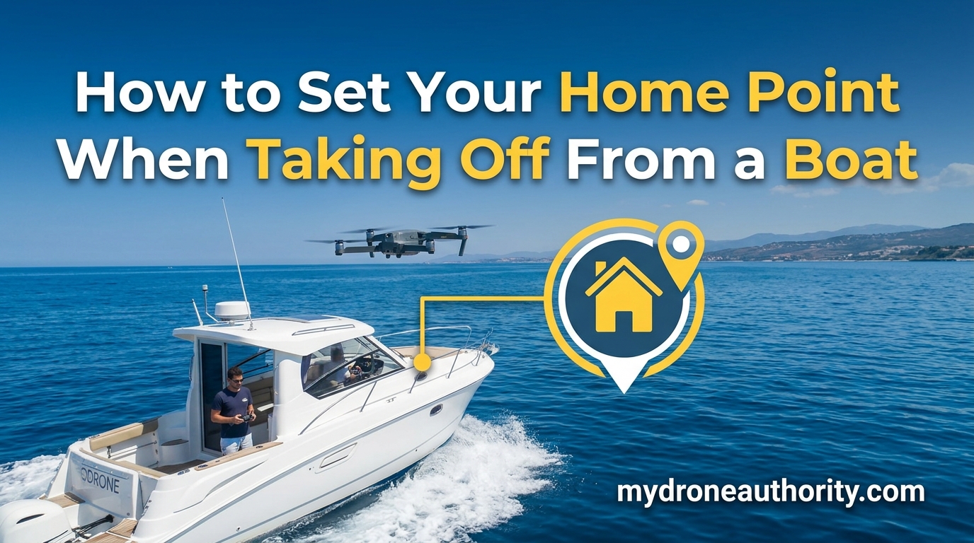 How to Set Your Home Point When Taking Off From a Boat
