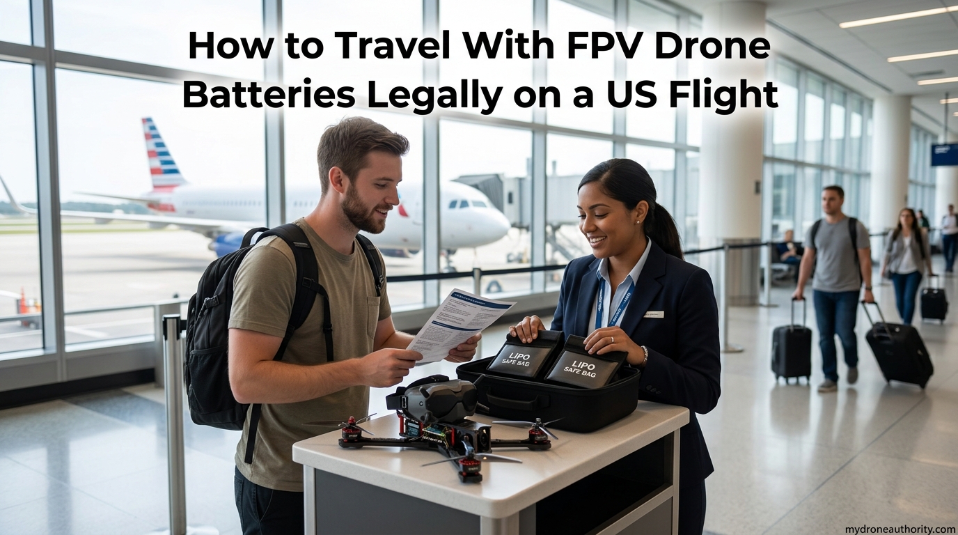 How to Travel With FPV Drone Batteries Legally on a US Flight