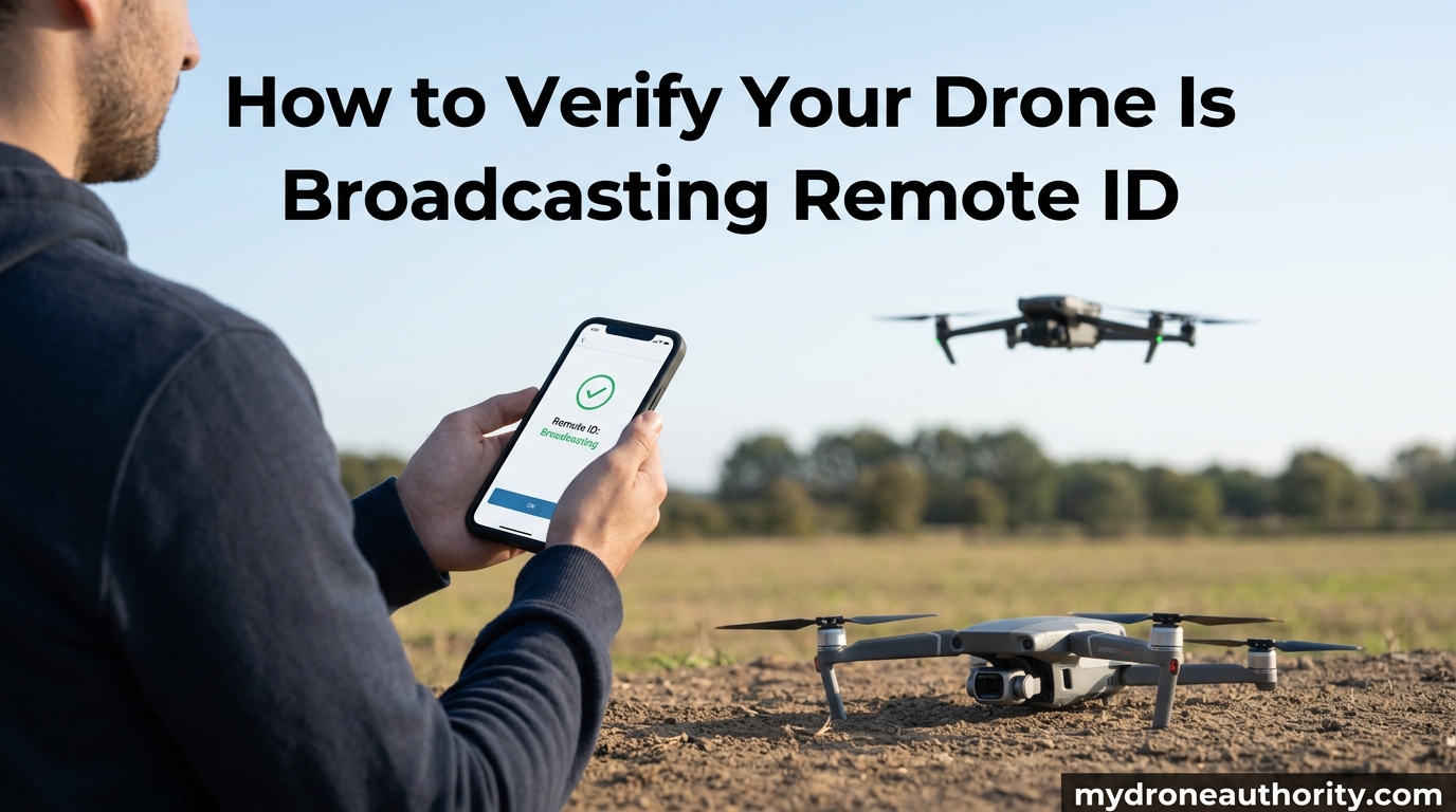 How to Verify Your Drone Is Broadcasting Remote ID