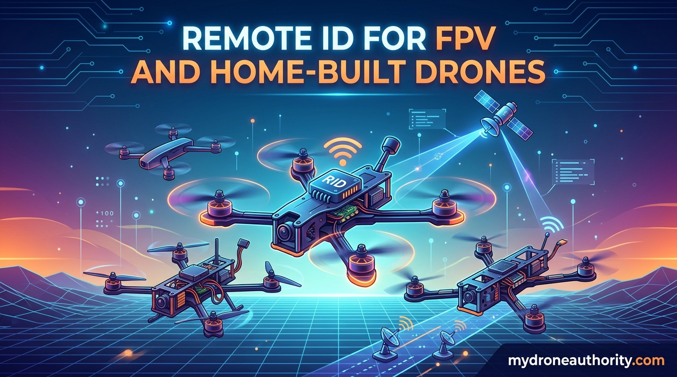 Remote ID for FPV and Home-Built Drones
