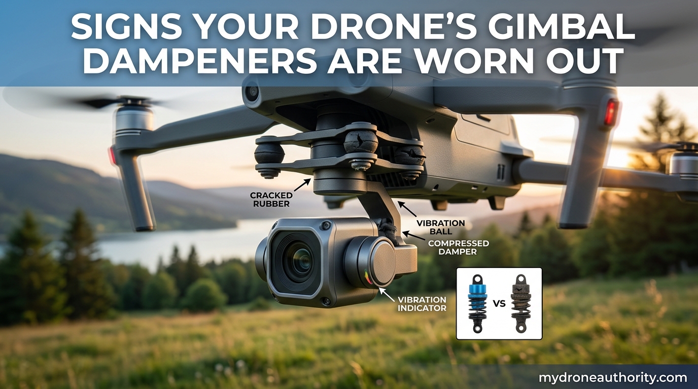 Signs Your Drone's Gimbal Dampeners Are Worn Out