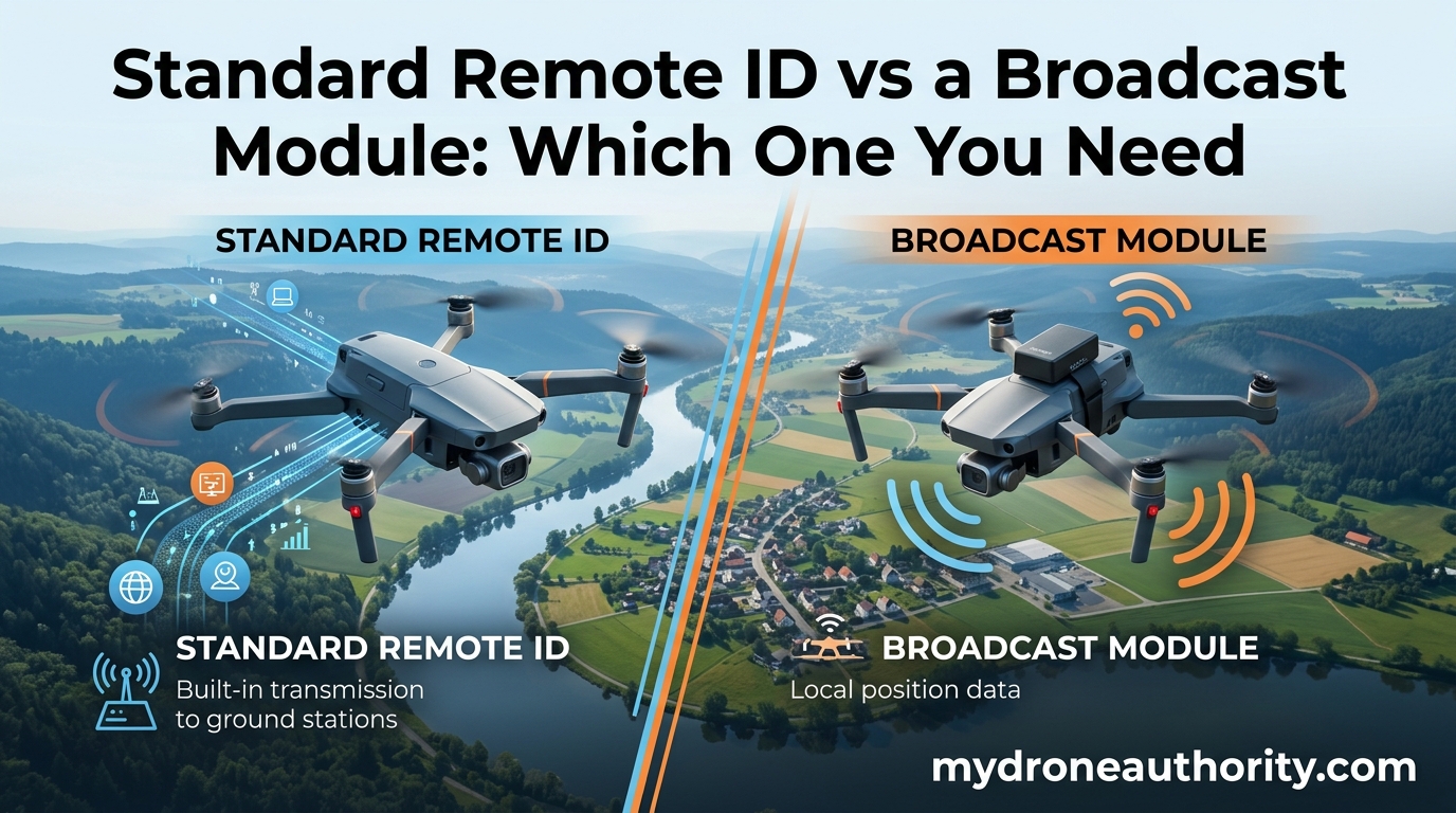 Standard Remote ID vs a Broadcast Module Which One You Need