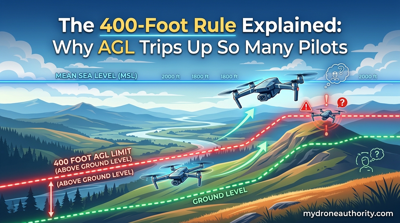 The 400-Foot Rule Explained Why AGL Trips Up So Many Pilots