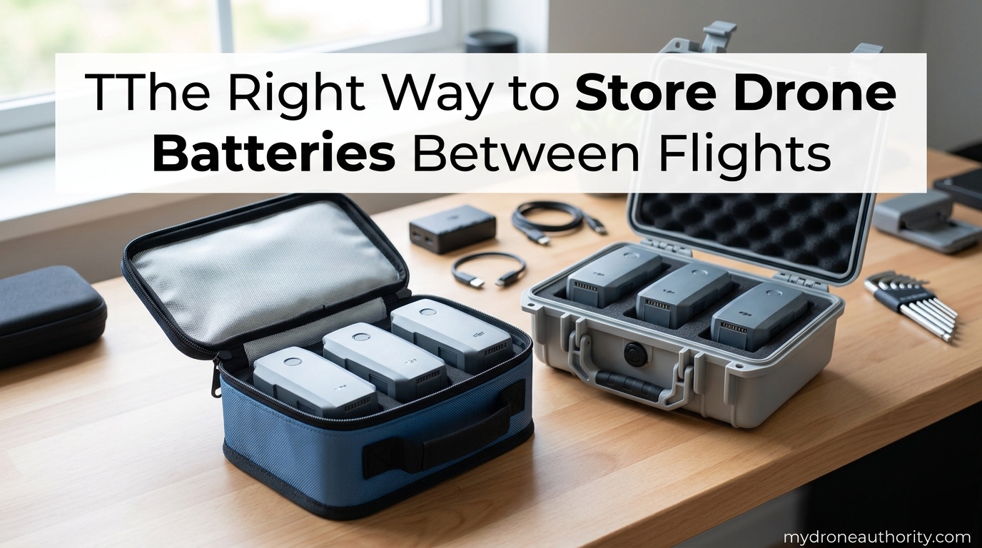The Right Way to Store Drone Batteries Between Flights