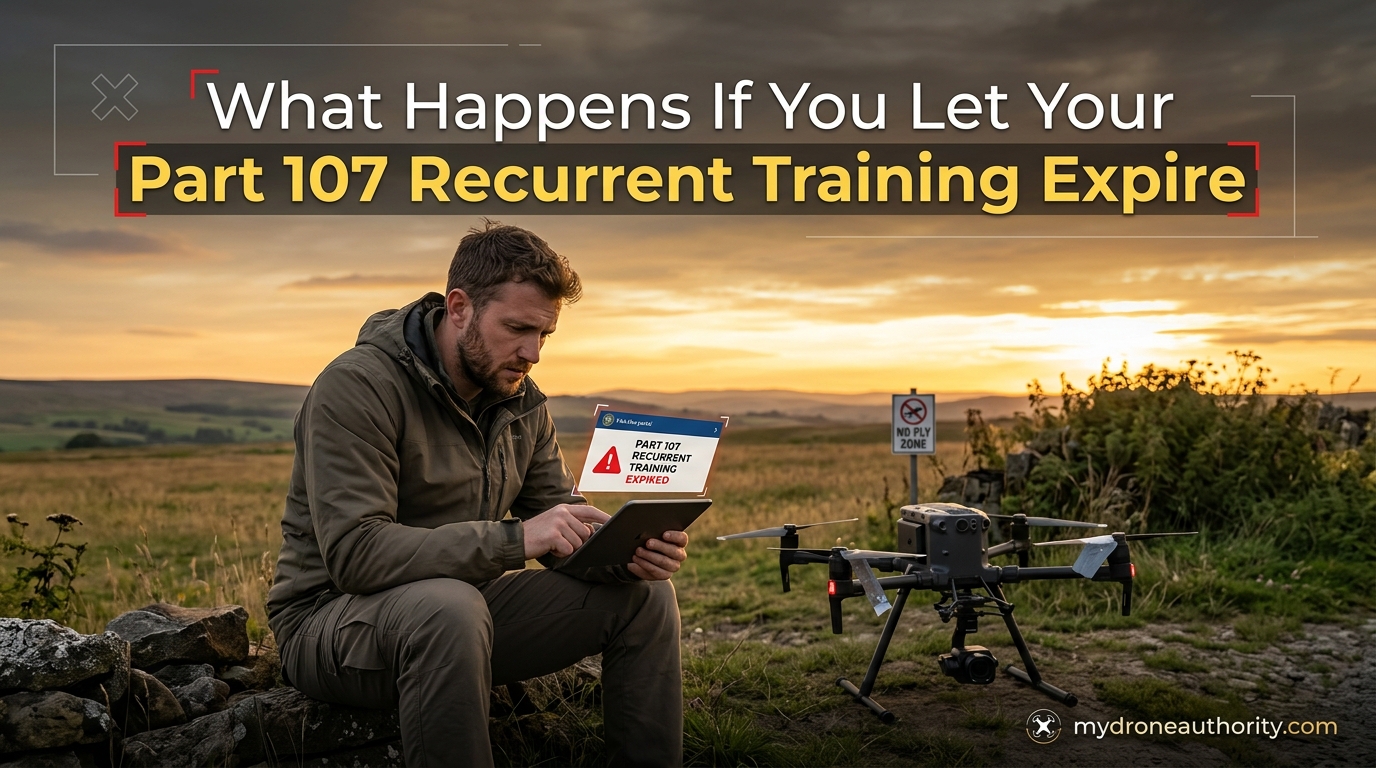 What Happens If You Let Your Part 107 Recurrent Training Expire