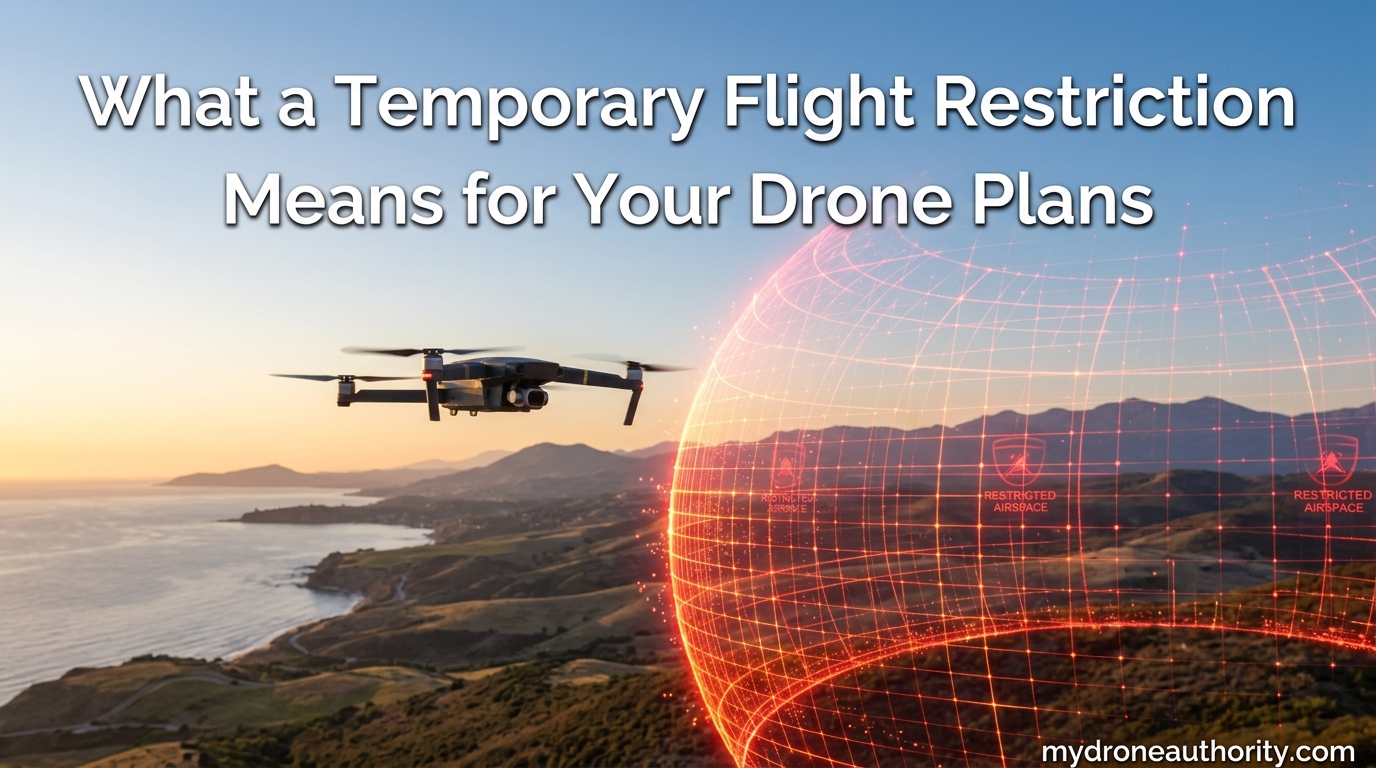 What a Temporary Flight Restriction Means for Your Drone Plans