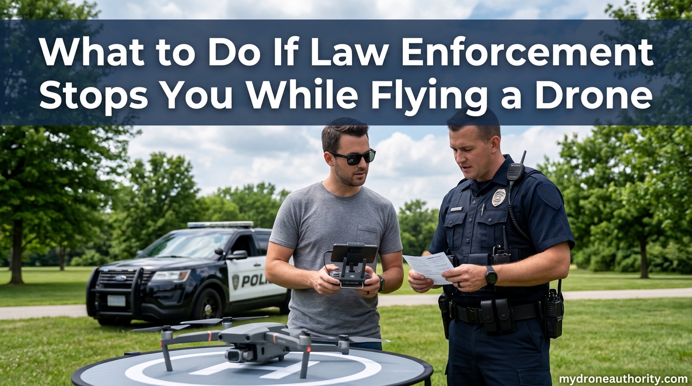 What to Do If Law Enforcement Stops You While Flying a Drone
