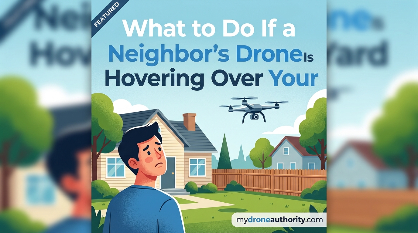What to Do If a Neighbor's Drone Is Hovering Over Your Yard