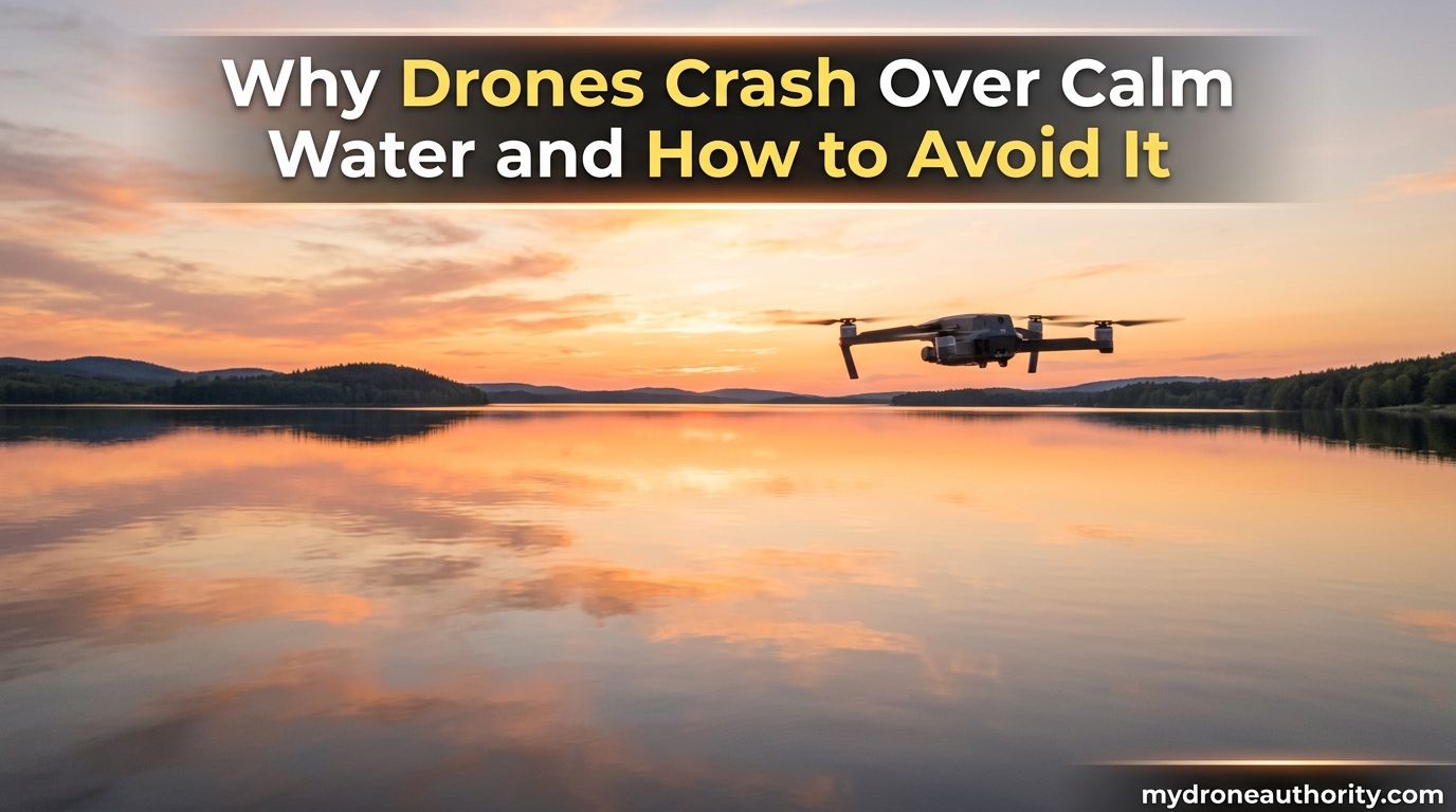 Why Drones Crash Over Calm Water and How to Avoid It