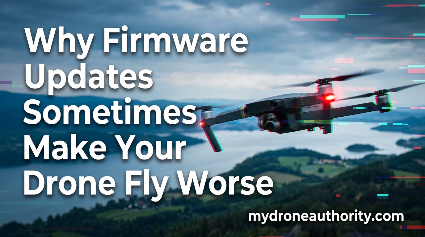 Why Firmware Updates Sometimes Make Your Drone Fly Worse