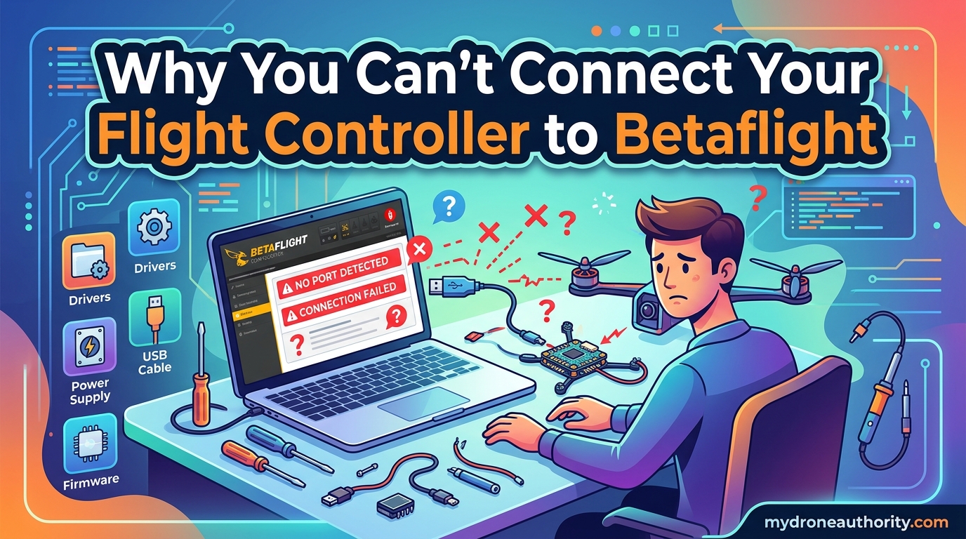 Why You Can't Connect Your Flight Controller to Betaflight