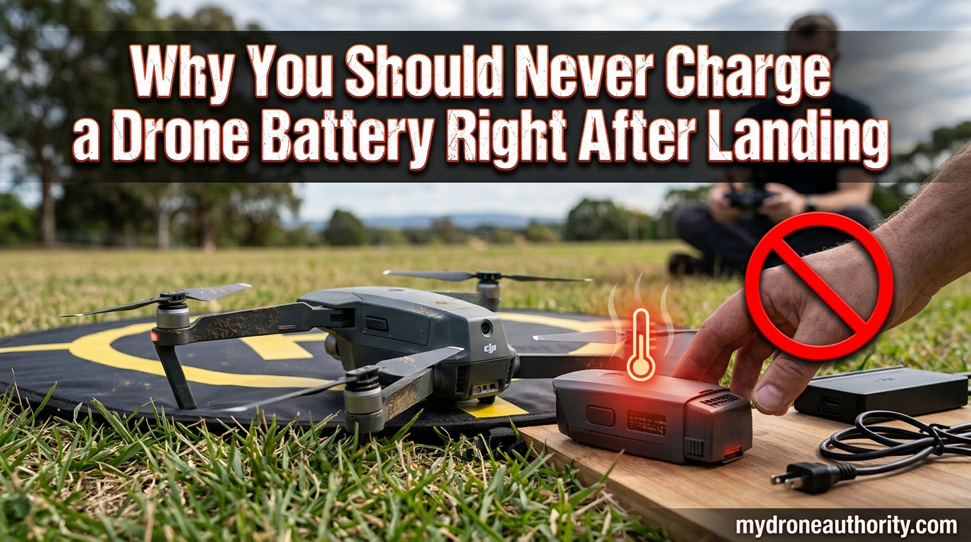 Why You Should Never Charge a Drone Battery Right After Landing