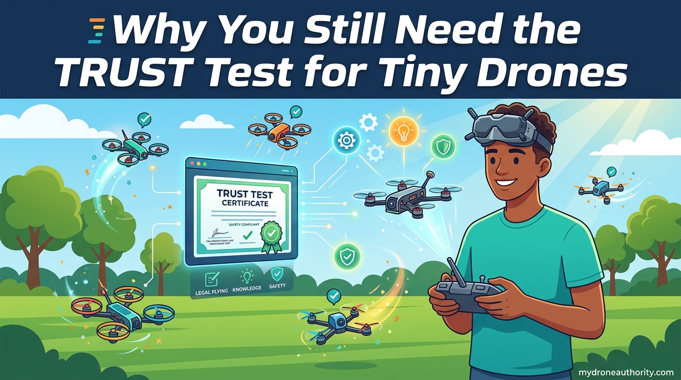 Why You Still Need the TRUST Test for Tiny Drones