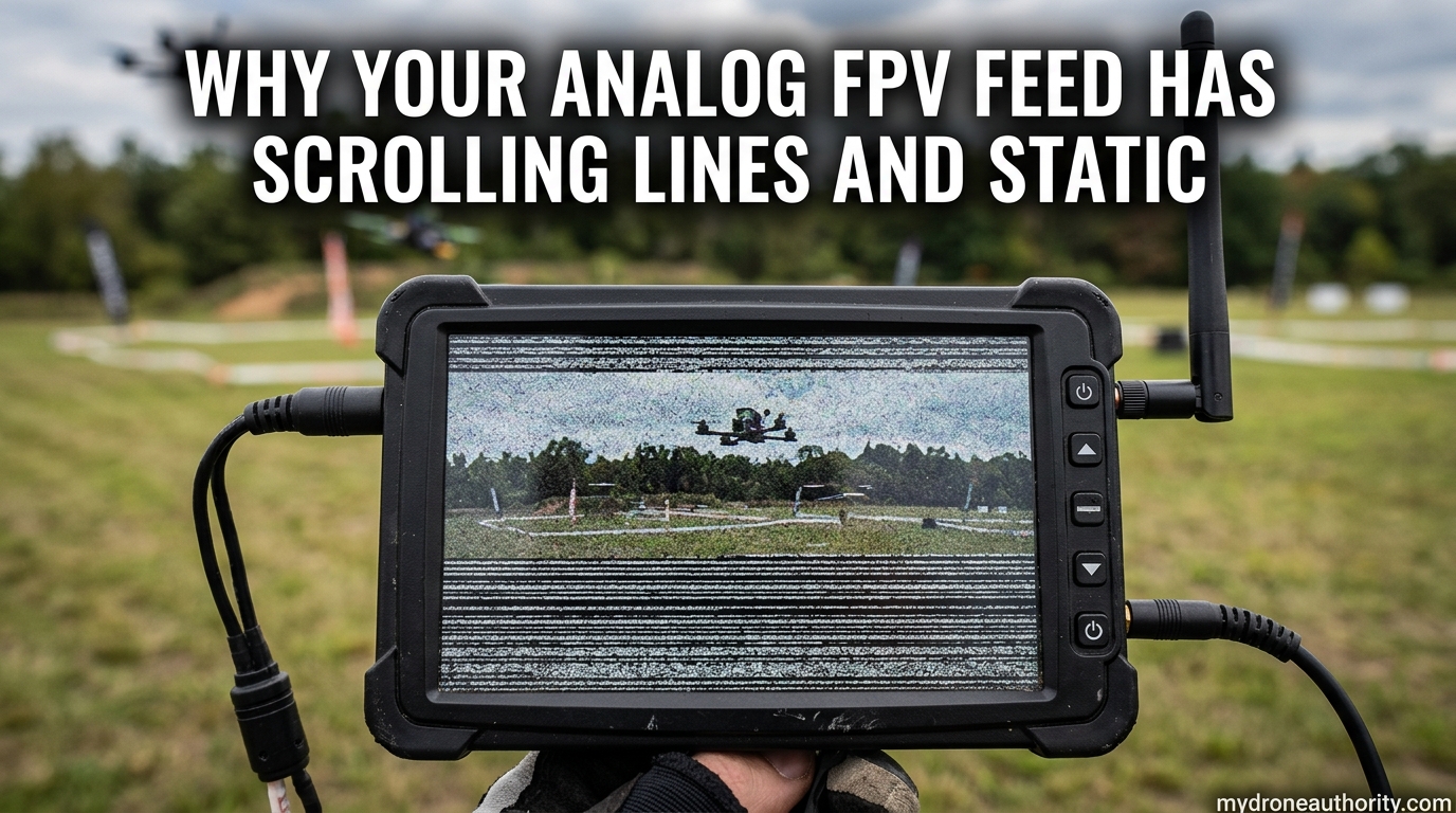 Why Your Analog FPV Feed Has Scrolling Lines and Static