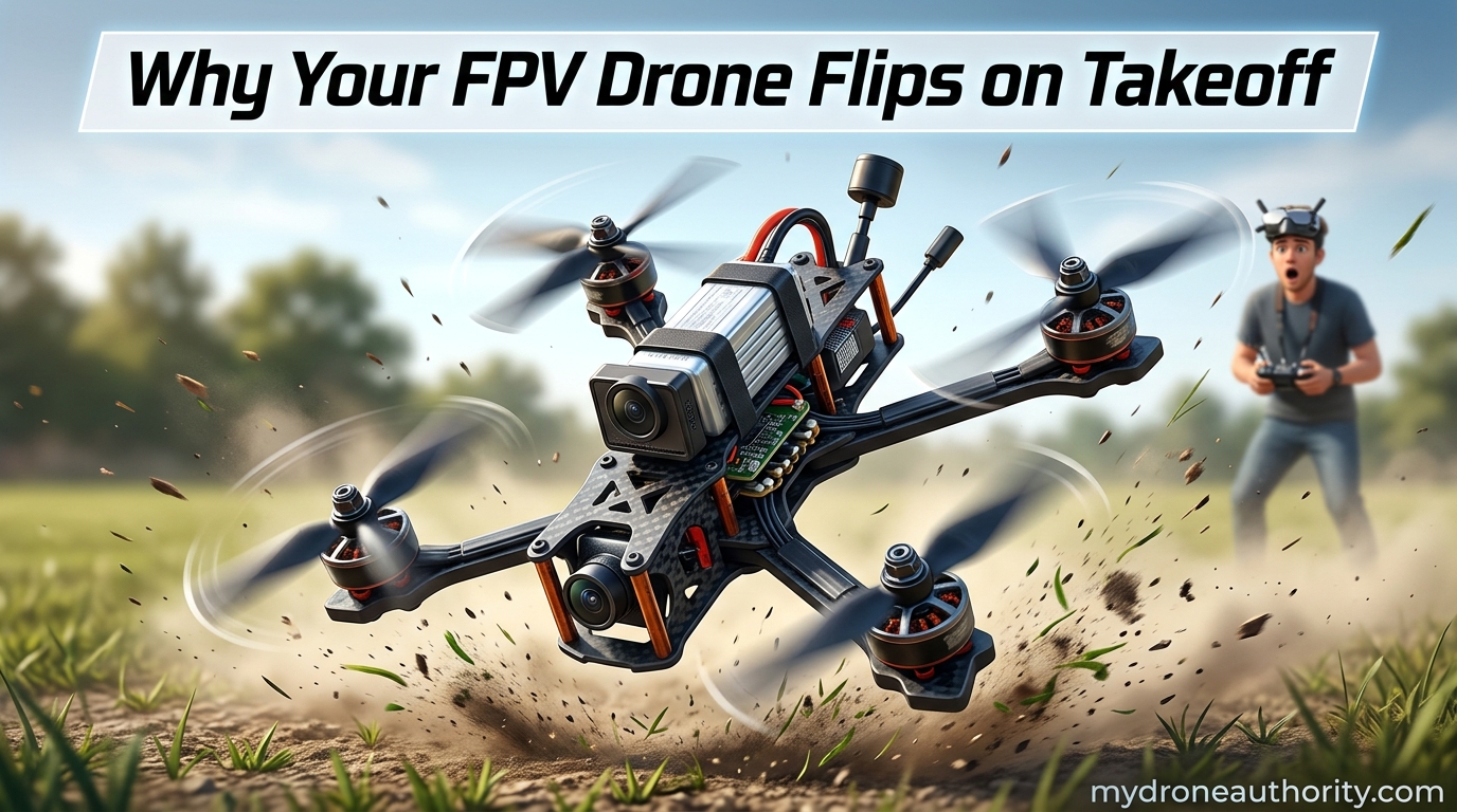 Why Your FPV Drone Flips on Takeoff