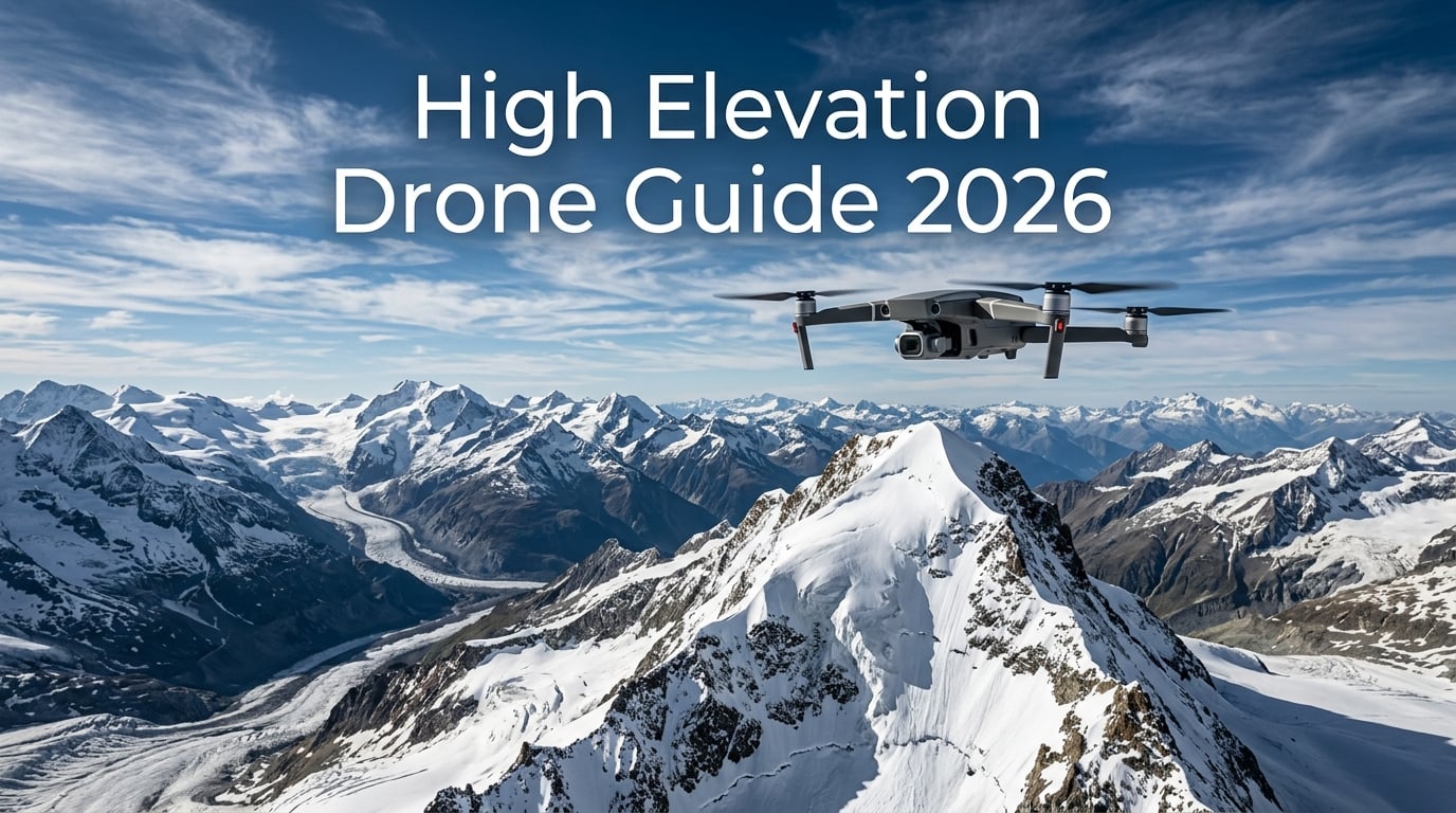 Why Your Drone Flies Differently at High Elevation