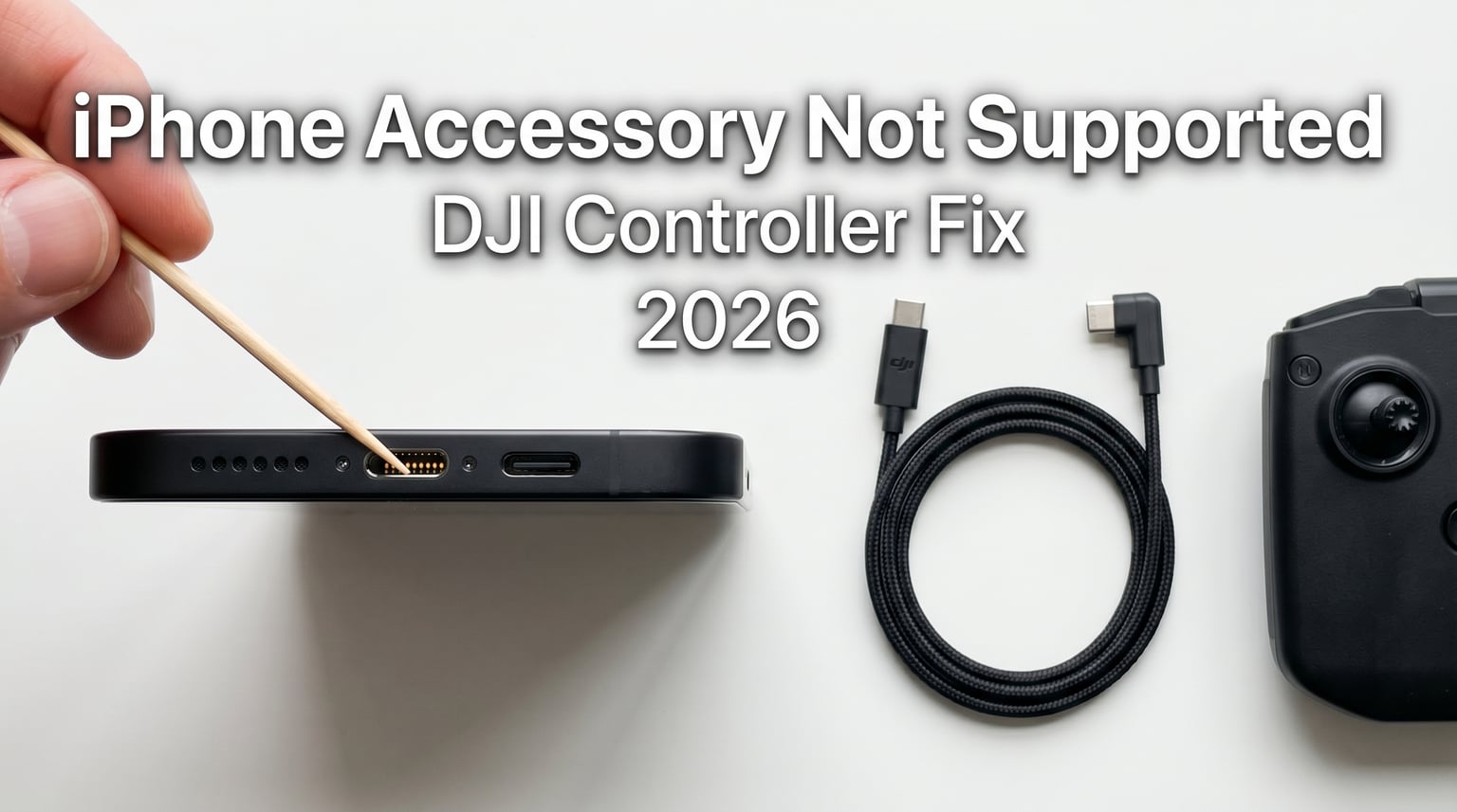 iPhone Says "Accessory Not Supported" When I Plug In My DJI Controller — Here's Why
