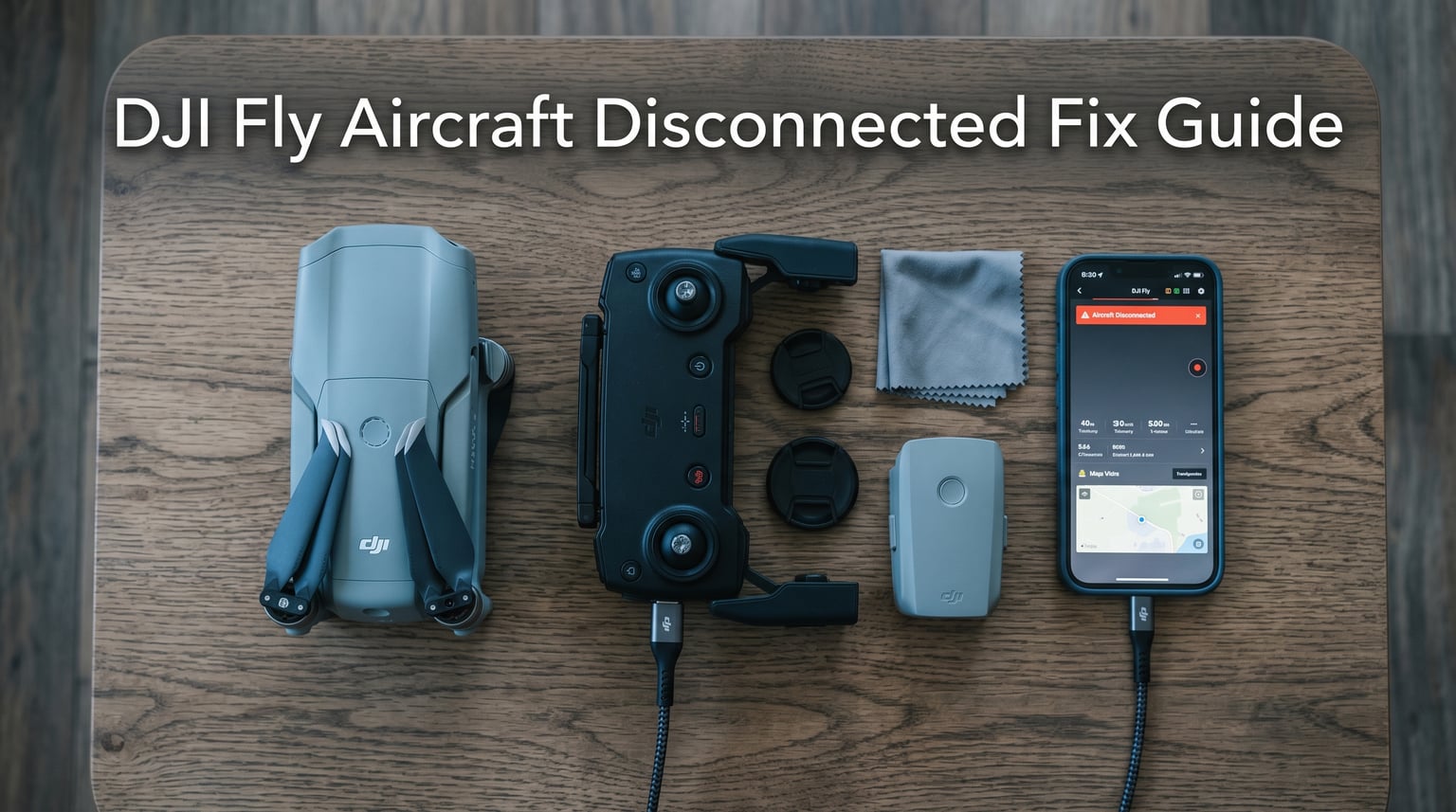 What to Do When DJI Fly Says "Aircraft Disconnected" but the Controller Still Works