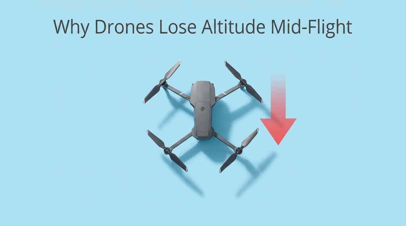 What Causes a Drone to Lose Altitude on Its Own Mid-Flight